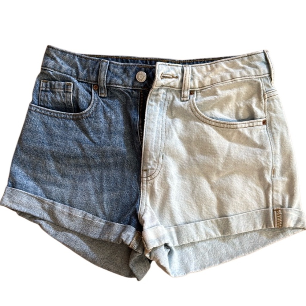 PACSUN MOM WOMEN’S CUFFED DENIM JEAN SHORTS STYLISH RETRO JEAN SHORTS SIZE 26